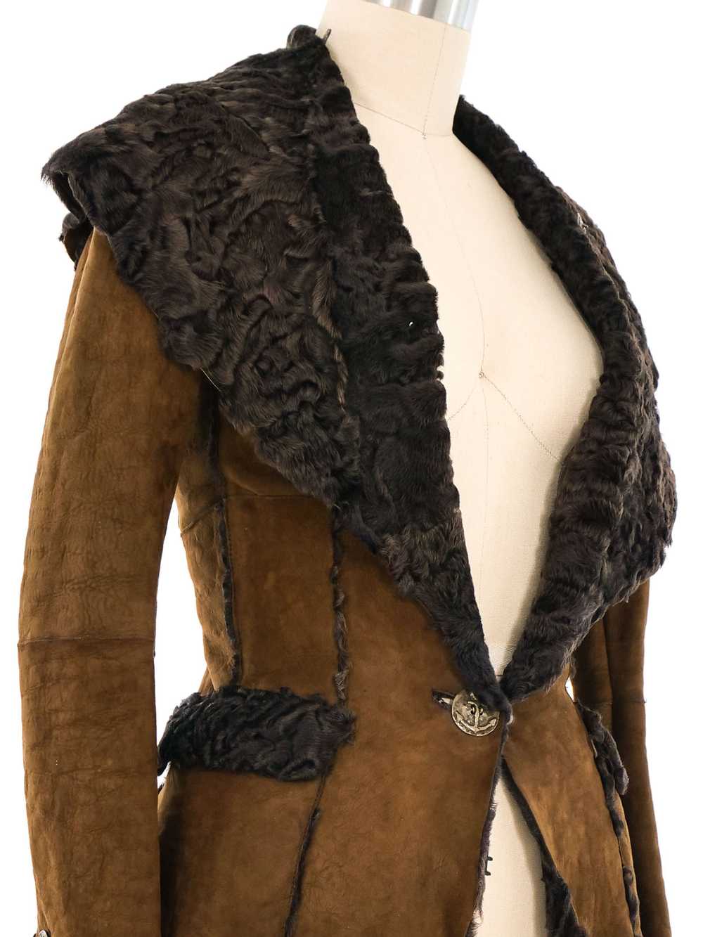 Jean Paul Gaultier Astrakhan Shearling Jacket - image 2