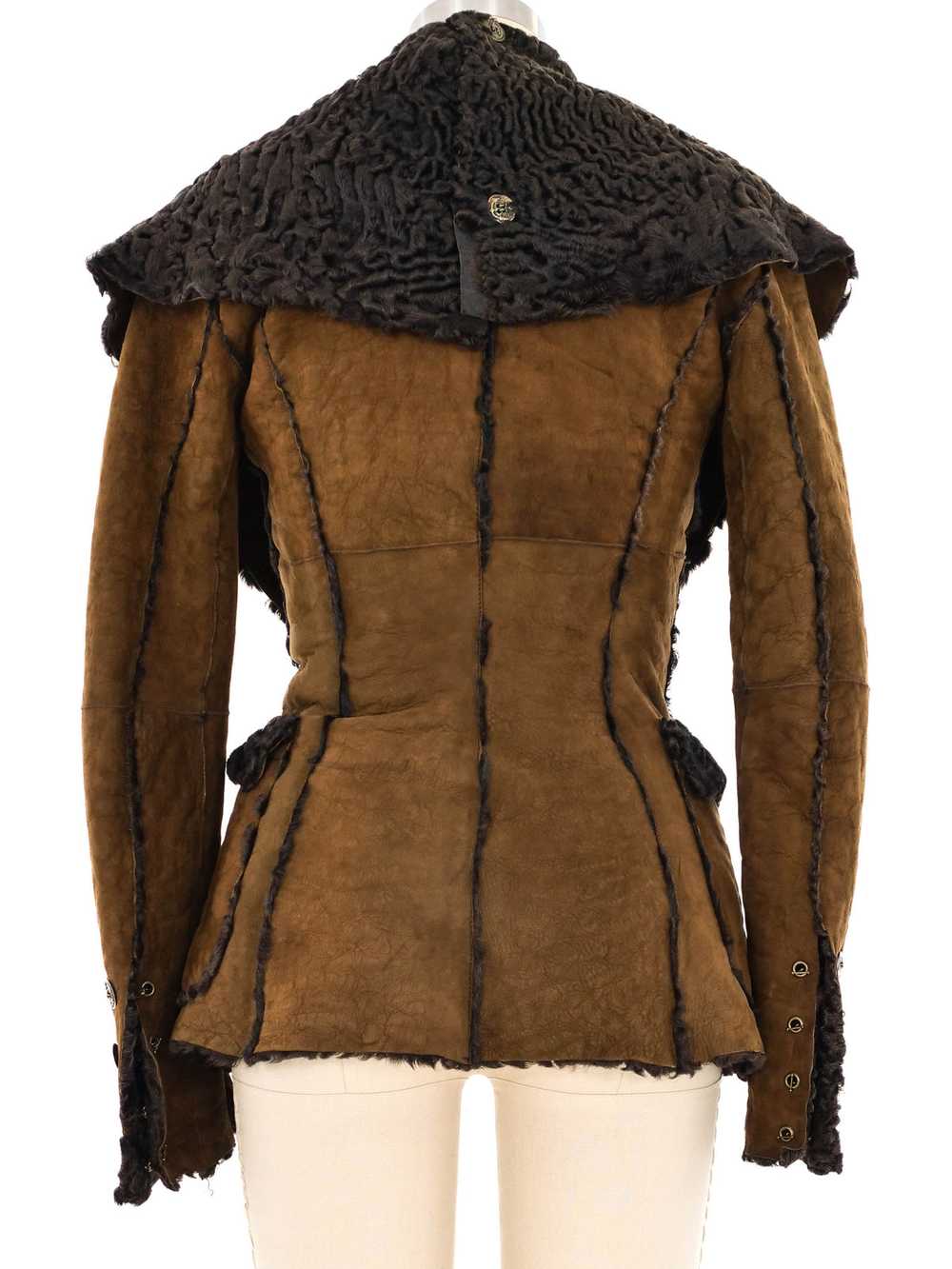 Jean Paul Gaultier Astrakhan Shearling Jacket - image 4