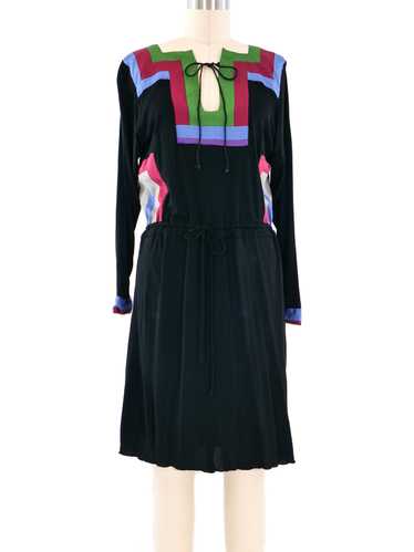 Janice Wainwright Colorblock Peasant Dress