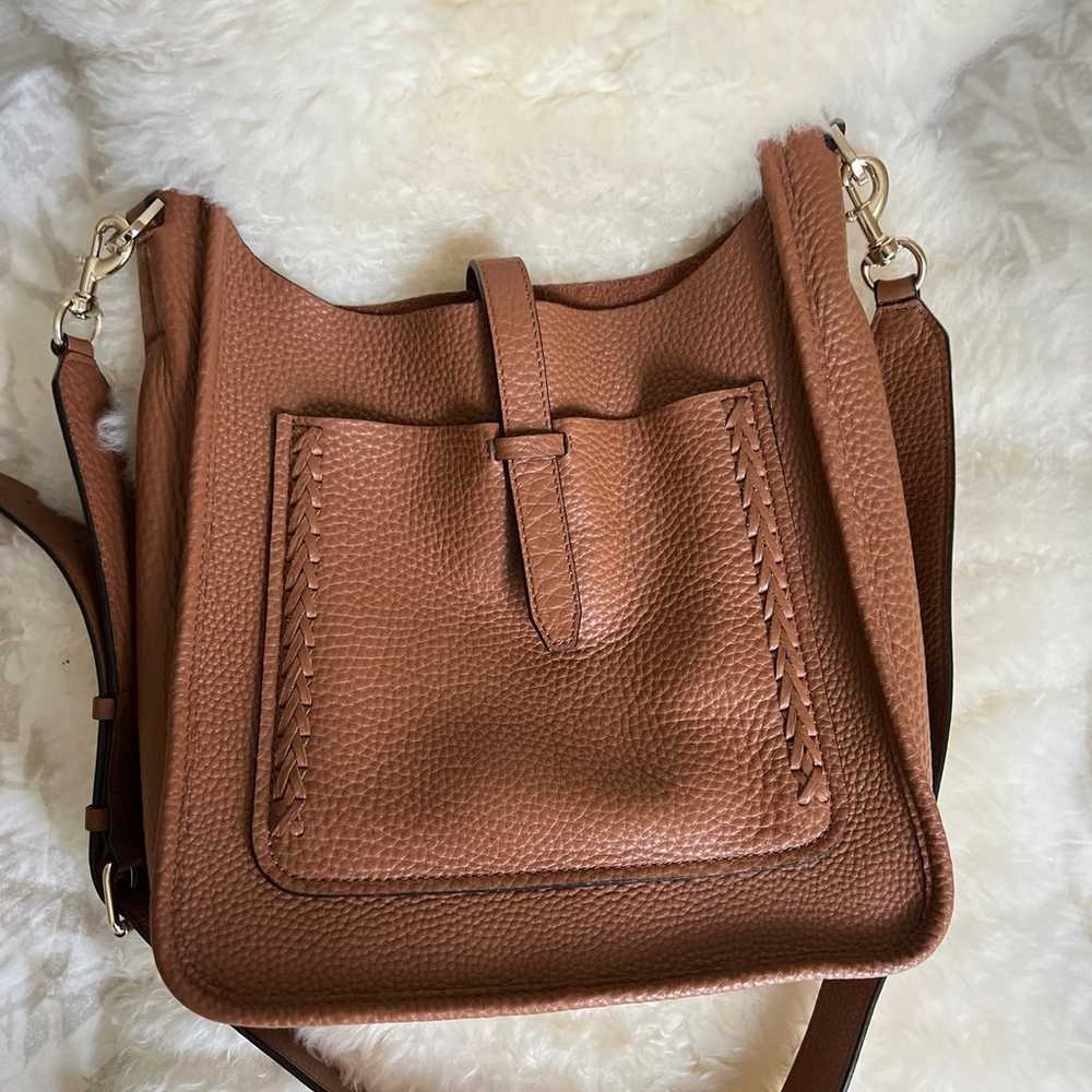 REBECCA MINKOFF UNLINED WHIPSTITCH FEED BAG brown - image 2