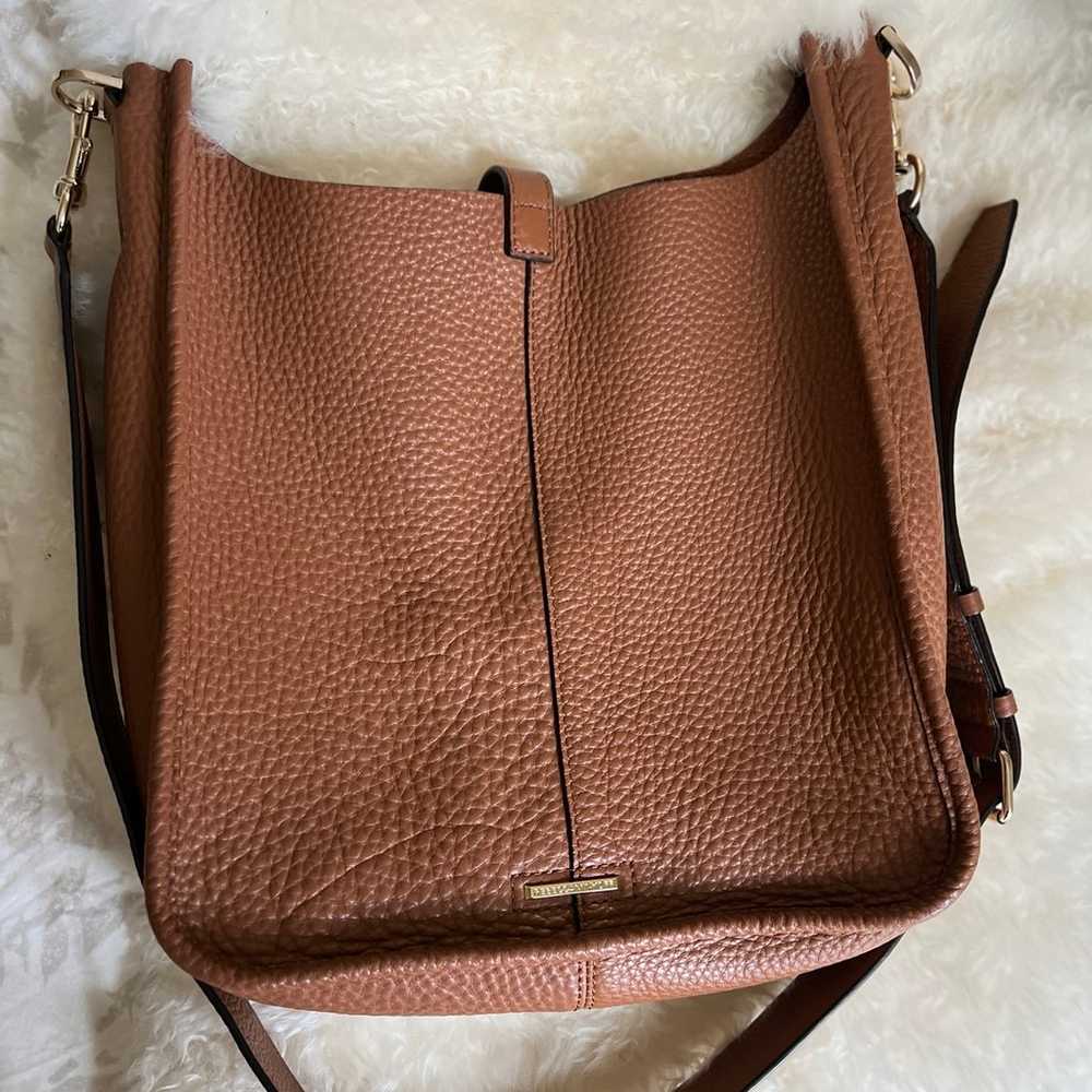 REBECCA MINKOFF UNLINED WHIPSTITCH FEED BAG brown - image 3
