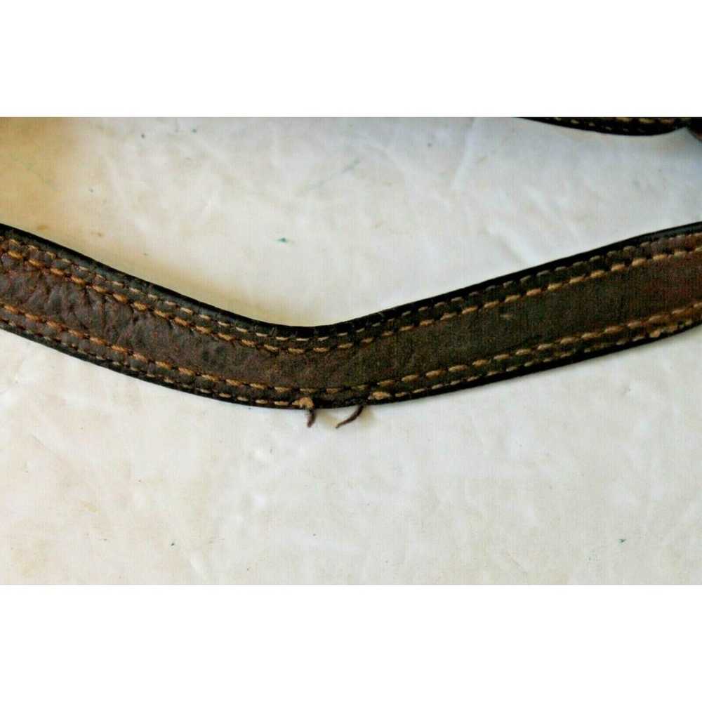 Coach Handbag Brown Pebbled Leather Chelsea Satch… - image 8