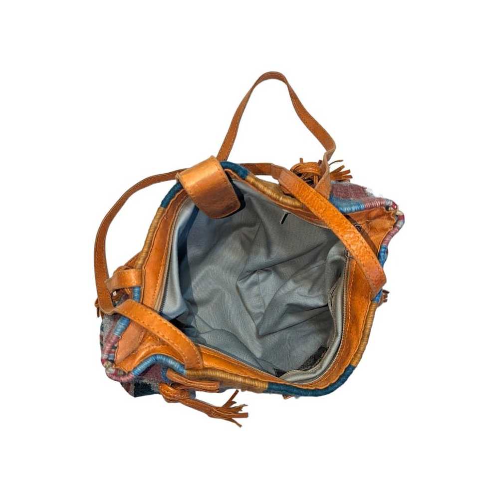 Vintage Southwestern Mohair Purse Shoulder Bag Wo… - image 2