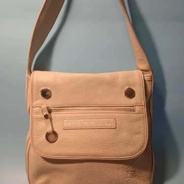 MARC JACOBS FLAP BEIGE PEBBLED LEATHER CROSSBODY - image 1