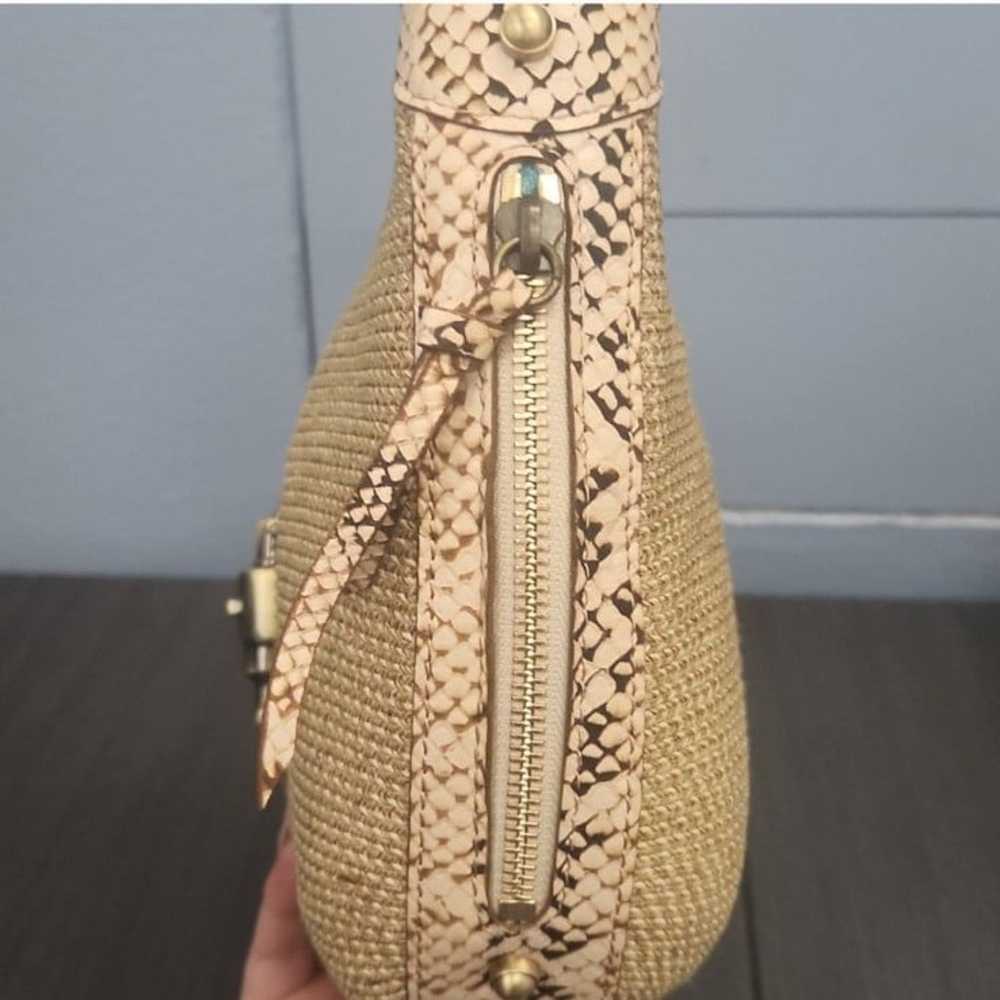 ERIC JAVITS - Jaqui bag with snakeskin accent NWOT - image 5