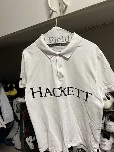 Hackett HACKETT LONDON STAPLE WHITE POLO RARE