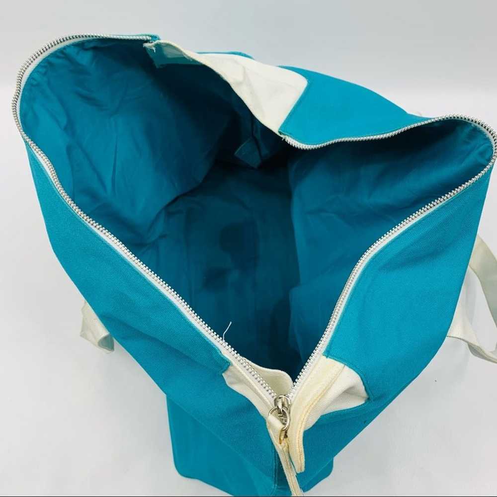 Island Michael Kors Blue and White Weekender Bag - image 4