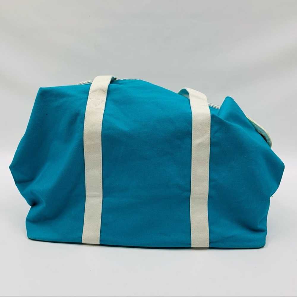 Island Michael Kors Blue and White Weekender Bag - image 8
