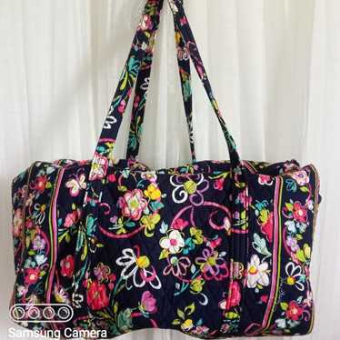 VERA BRADLEY Duffle XL Travel Bag NEW Quilted Cot… - image 1