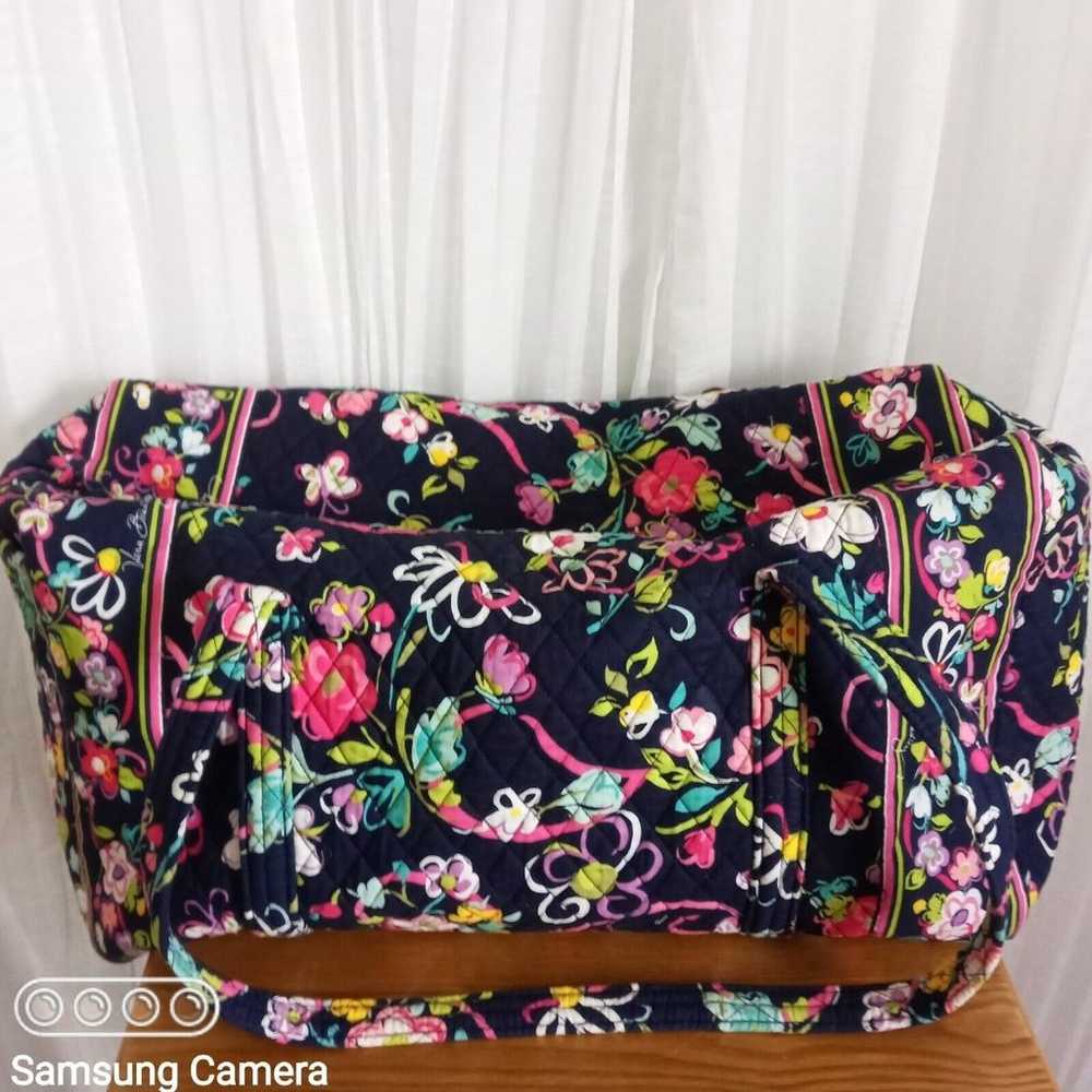 VERA BRADLEY Duffle XL Travel Bag NEW Quilted Cot… - image 2