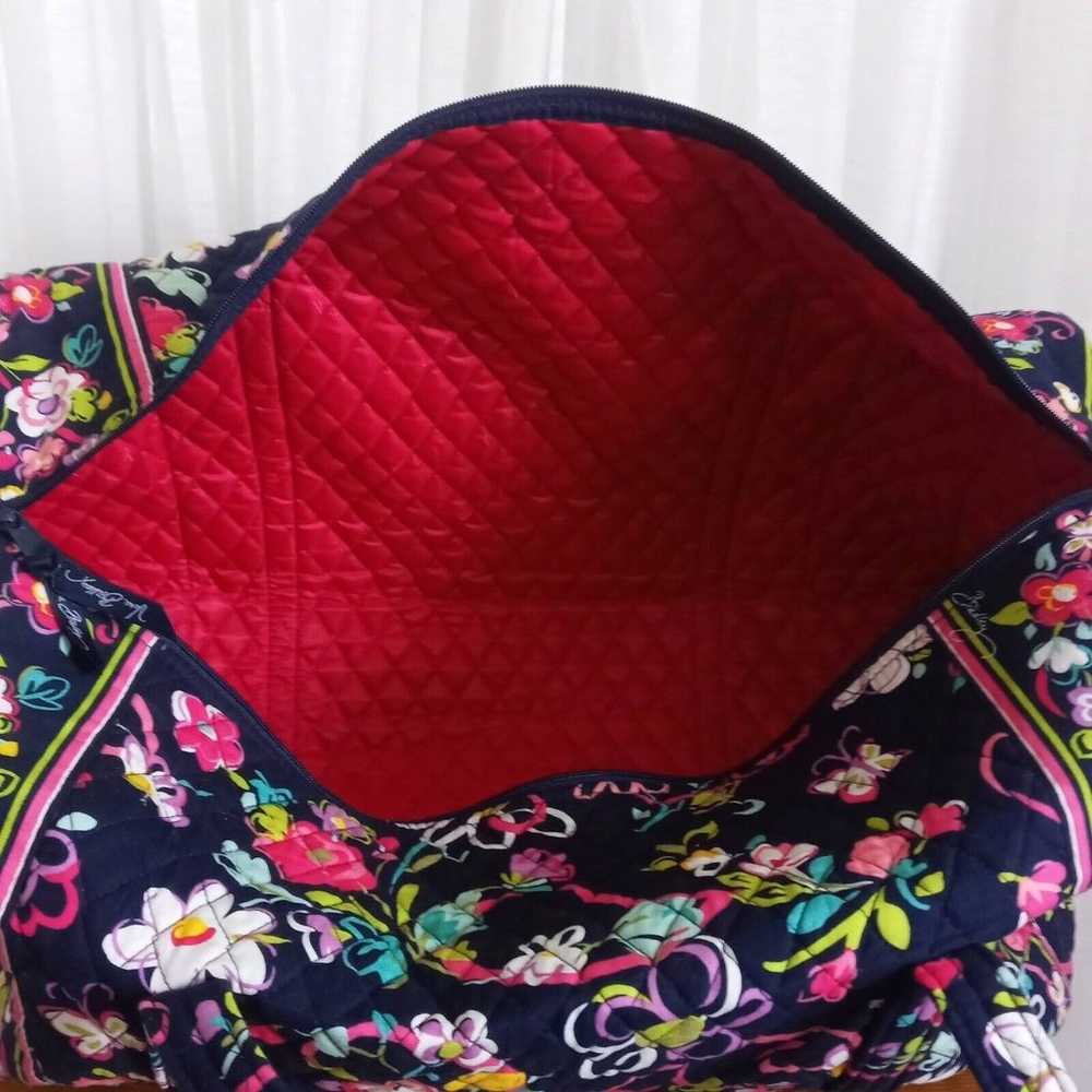 VERA BRADLEY Duffle XL Travel Bag NEW Quilted Cot… - image 5