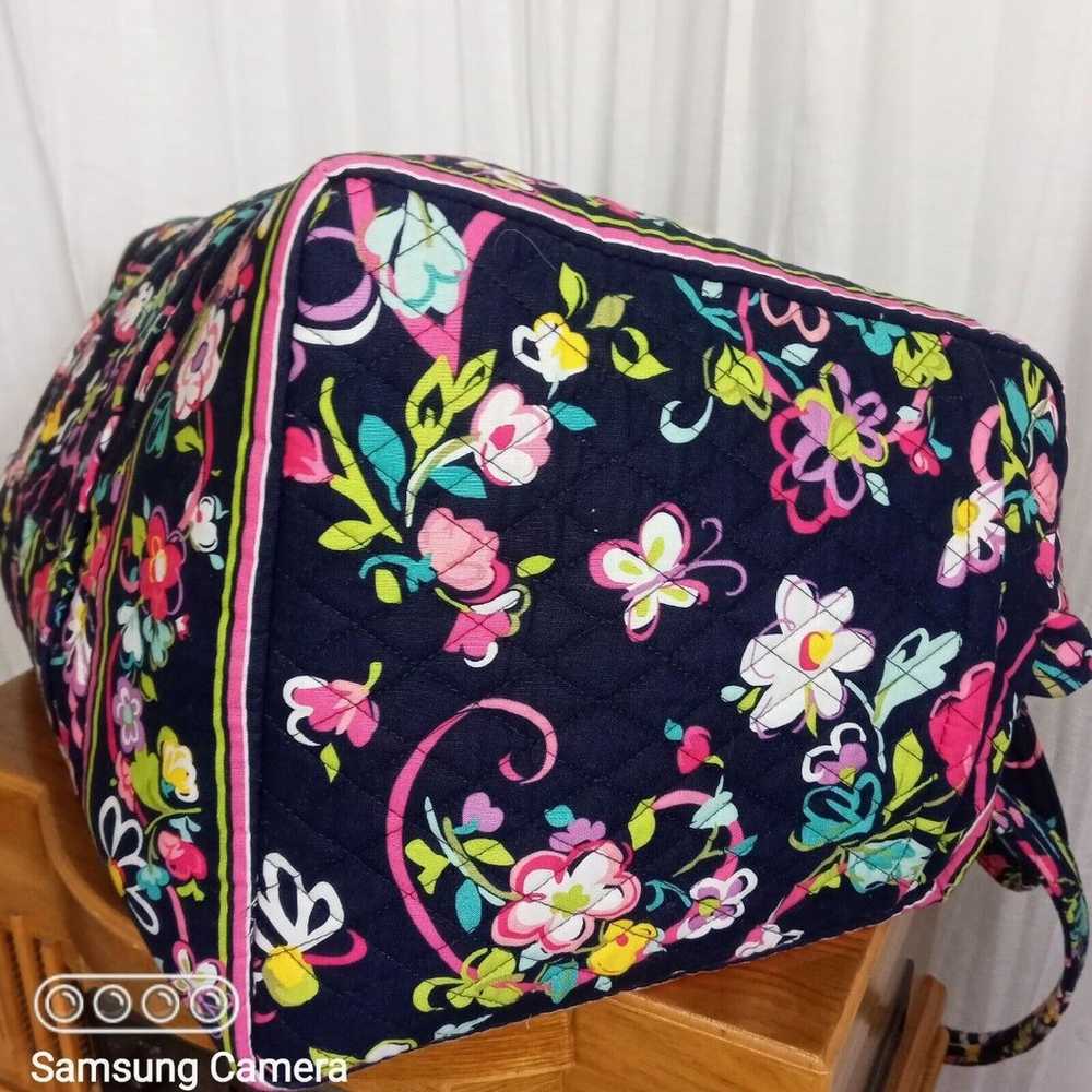 VERA BRADLEY Duffle XL Travel Bag NEW Quilted Cot… - image 7