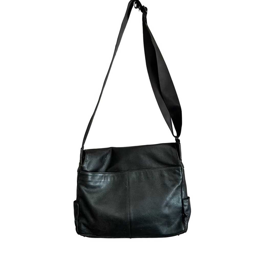 Tumi Leather Laptop Crossbody Handbag Purse Bag - image 2
