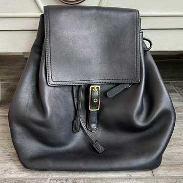 Coach Backpack black leather - image 1