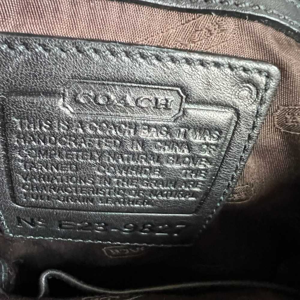 Coach Backpack black leather - image 3