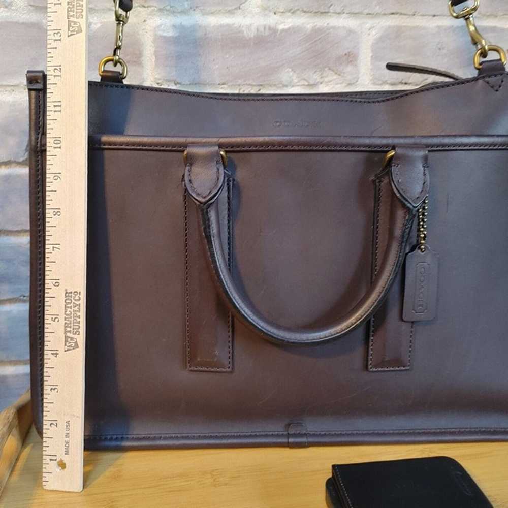 Coach Legacy Brown Leather Laptop Bag - image 4