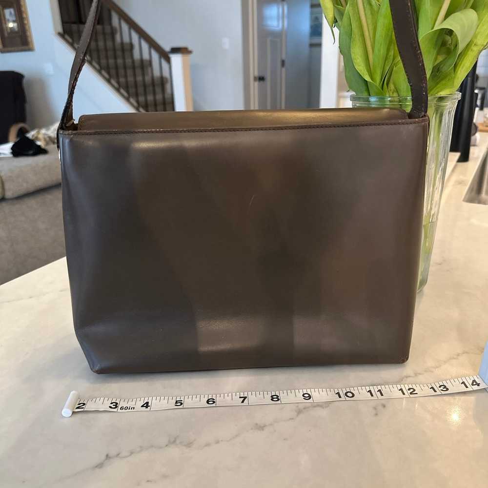 Gucci Brown Leather Shoulder Bag - image 8