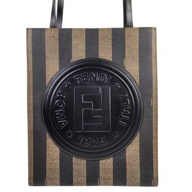 Fendi Pequin Logo Tote Bag - image 1