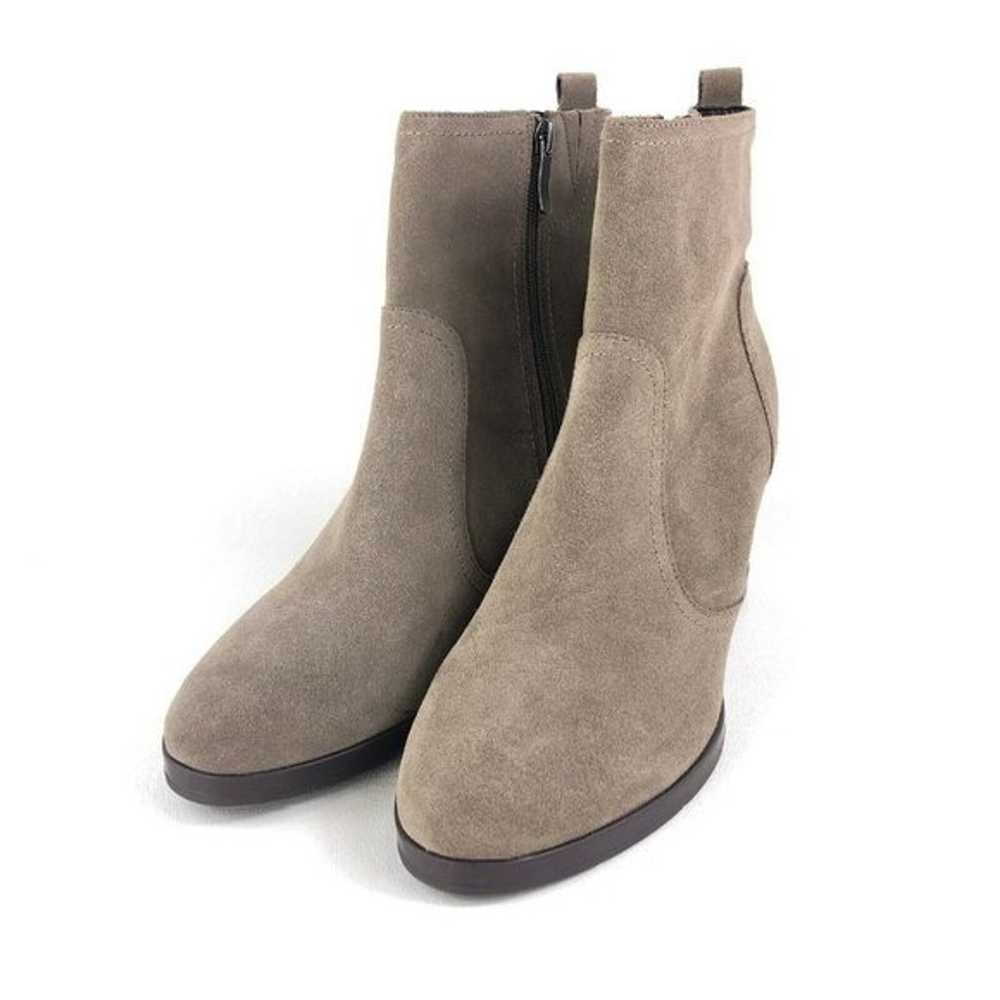 Easy Spirit Evolve Taupe Leather Ankle Booties 10M - image 3