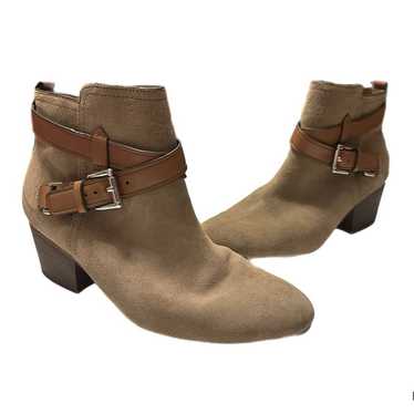 Coach Pauline Tan Suede Leather Boots