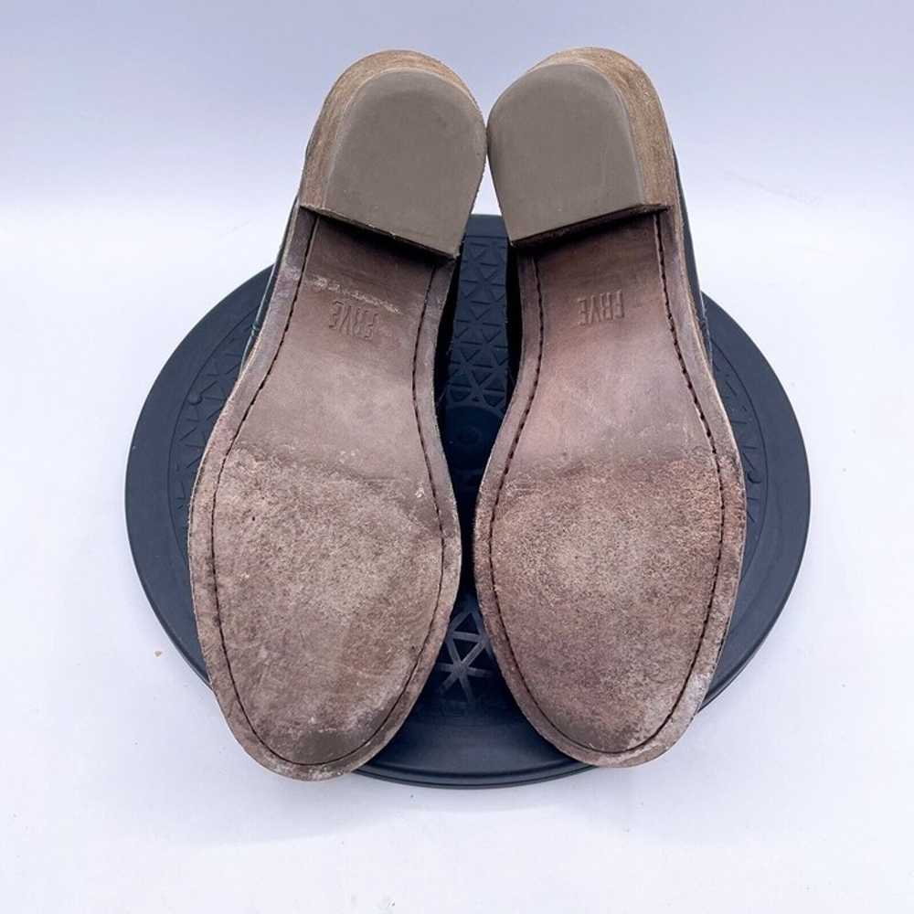 Frye black leather alton heeled chelsea ankle boo… - image 6