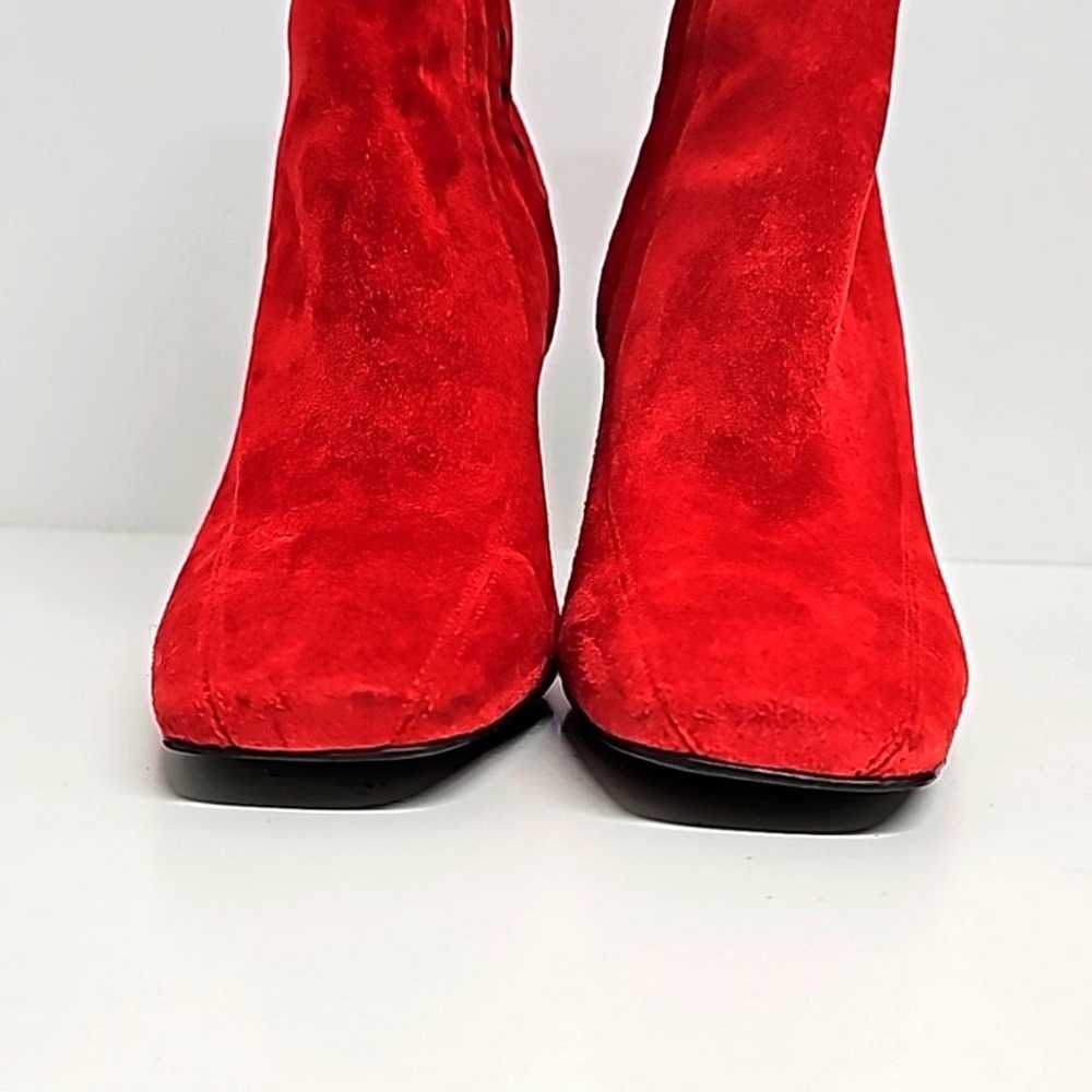 Mark Fisher Ltd. Red Suede Leather Darron Ankle B… - image 3