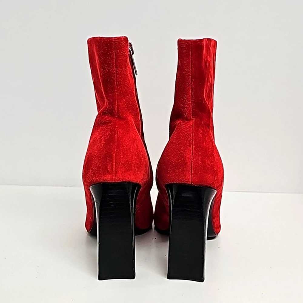 Mark Fisher Ltd. Red Suede Leather Darron Ankle B… - image 6