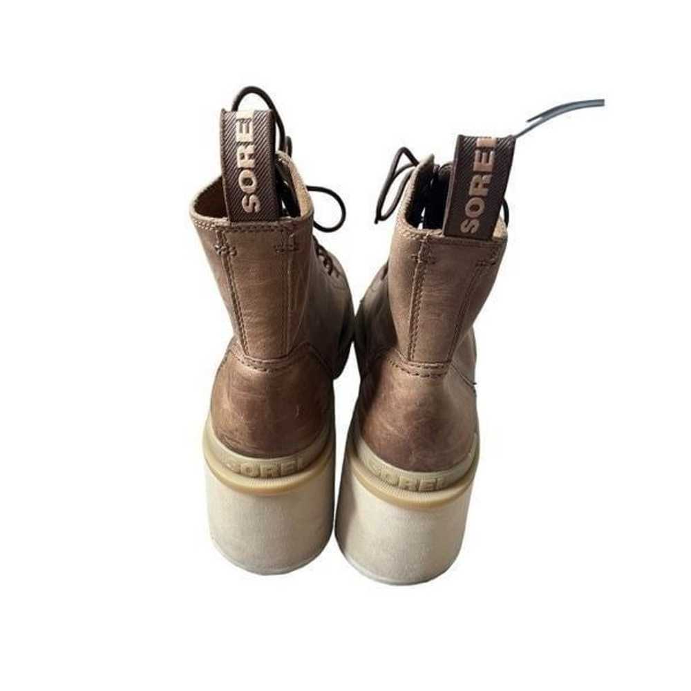 Sorel Hi-Line Heel Lace Boots size 12 Brown Chunk… - image 10