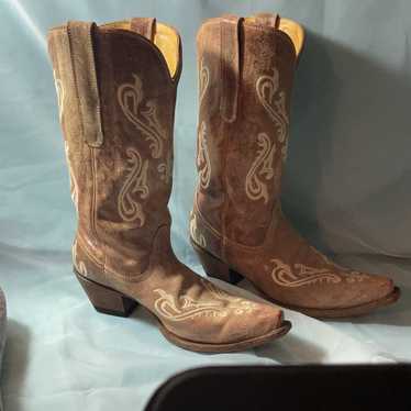 Corral Embroidered  Cowboy Boots - image 1