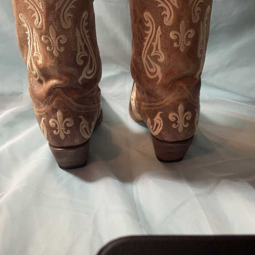 Corral Embroidered  Cowboy Boots - image 4