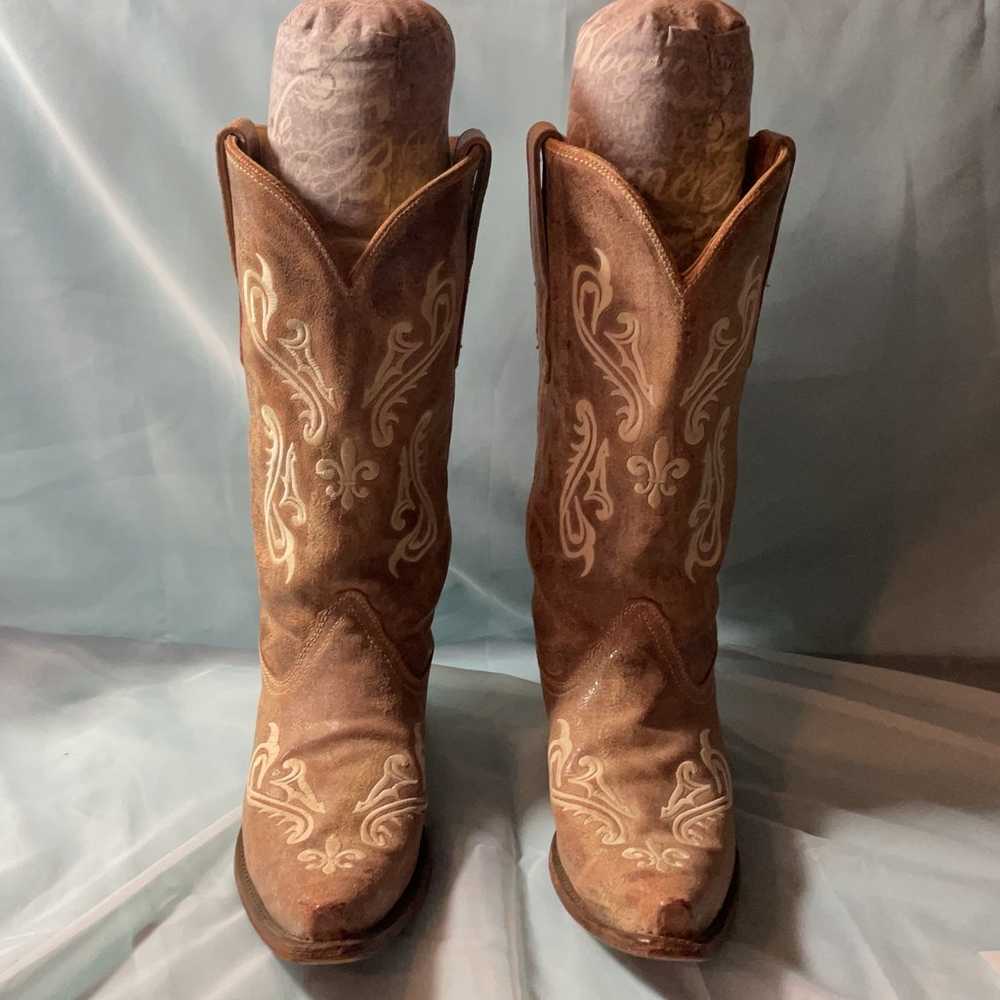 Corral Embroidered  Cowboy Boots - image 6