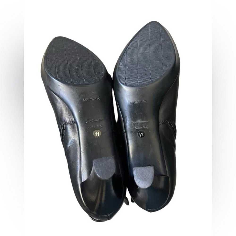 Aquatalia Rouge Royal Leather Ankle Booties Heele… - image 9