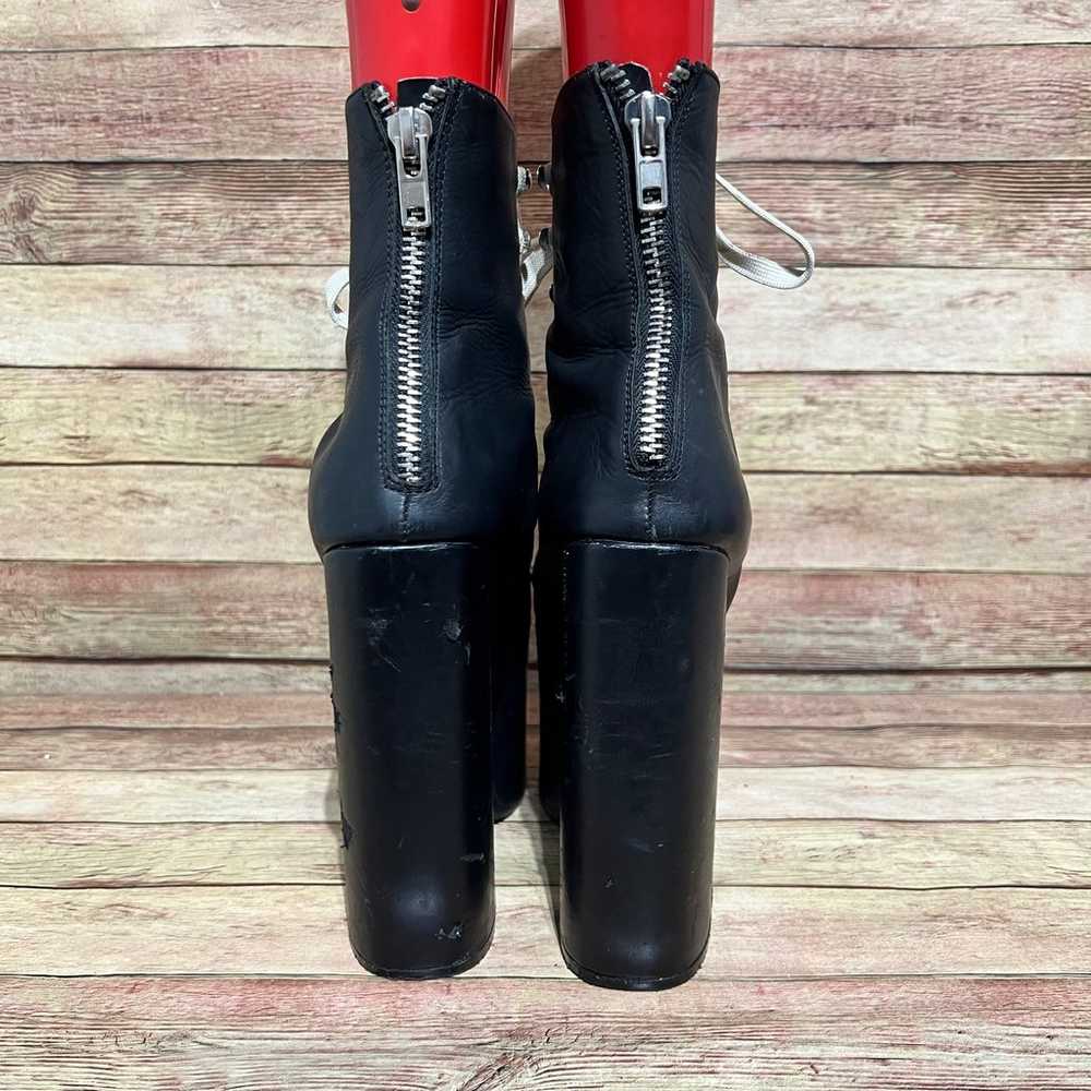 UNIF Black Leather Salam Platform Boots - image 6