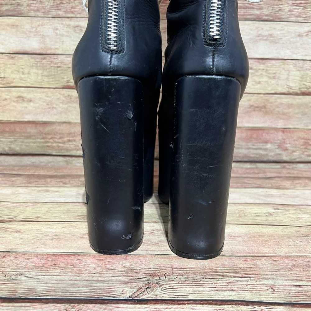 UNIF Black Leather Salam Platform Boots - image 7