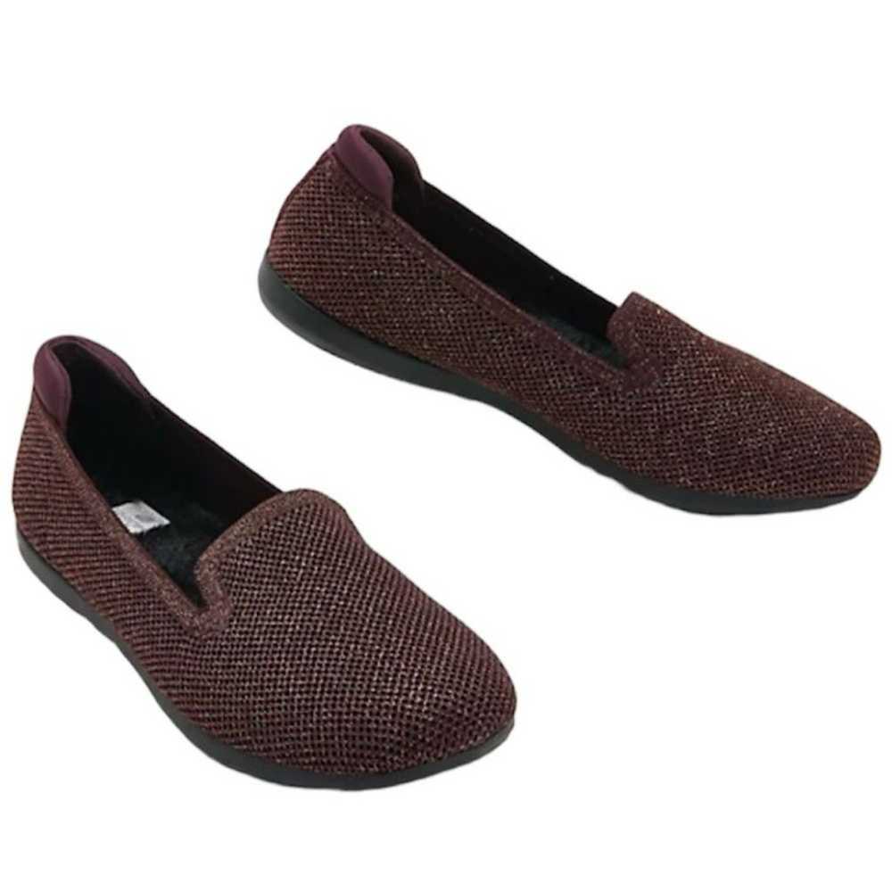 Clarks Cloudsteppers Knit Slip On Flats Carly Dre… - image 1