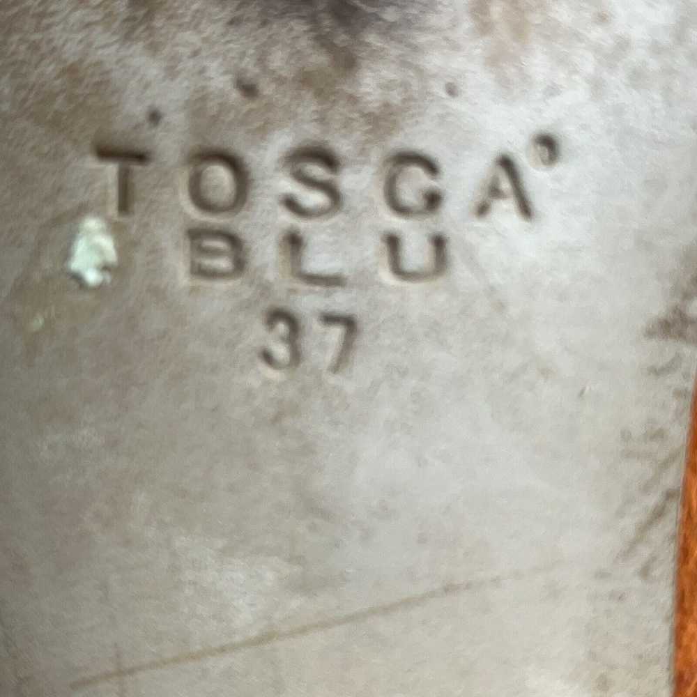 Tosca Blu Women's Size 37/ US 6.5 Orange Suede Fl… - image 9