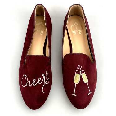 C Wonder Stevie Loafers Cheers Champagne Burgundy 