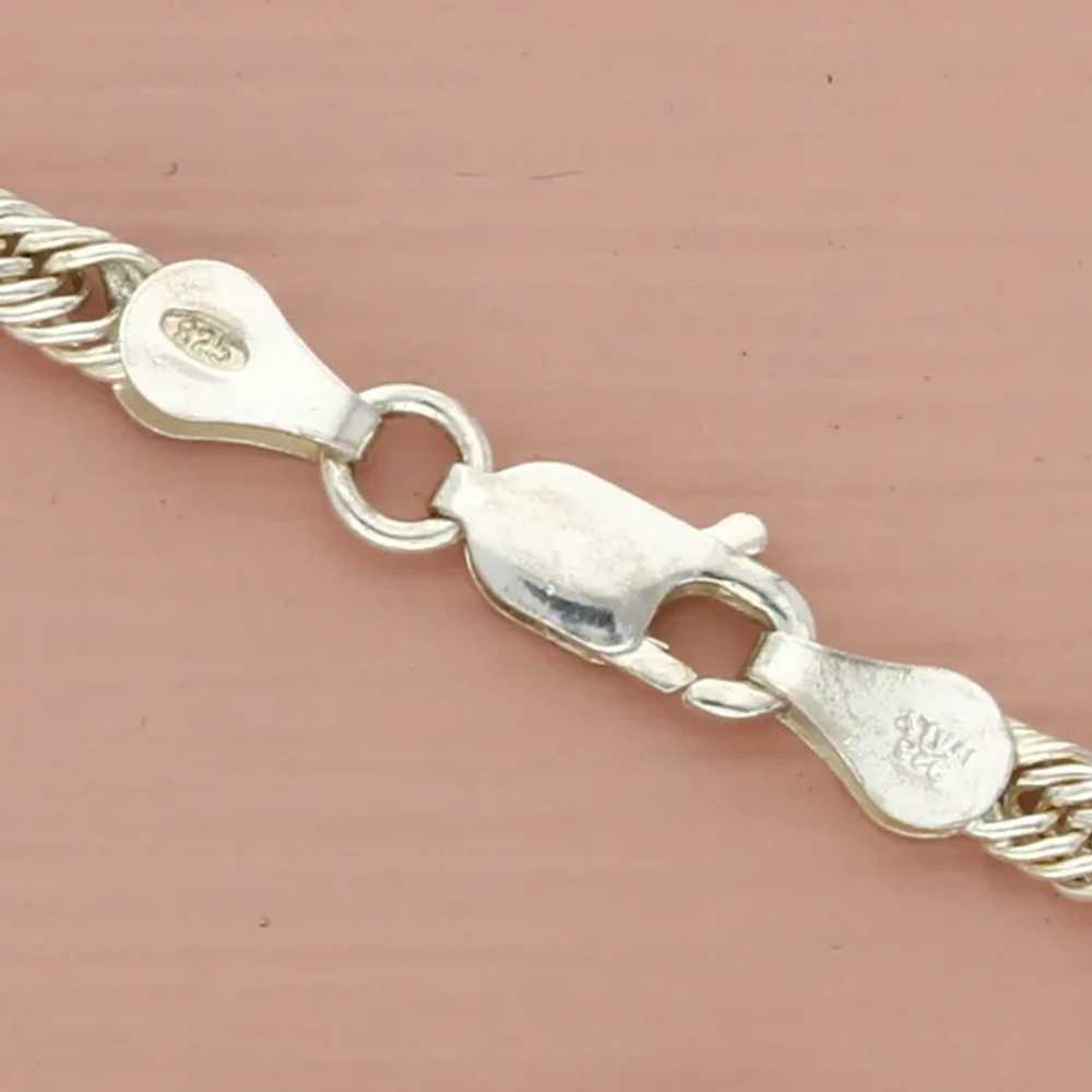 Sterling Silver Italy 3Mm Twisted Chain Bracelet … - image 3