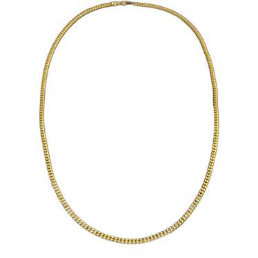 Hearty and Luxe 14k Gold Curb Chain Necklace