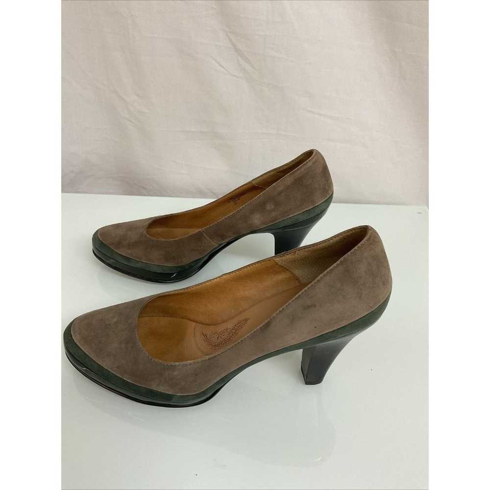 Sofft Women's Suede Brown  And Green, High Heel P… - image 3