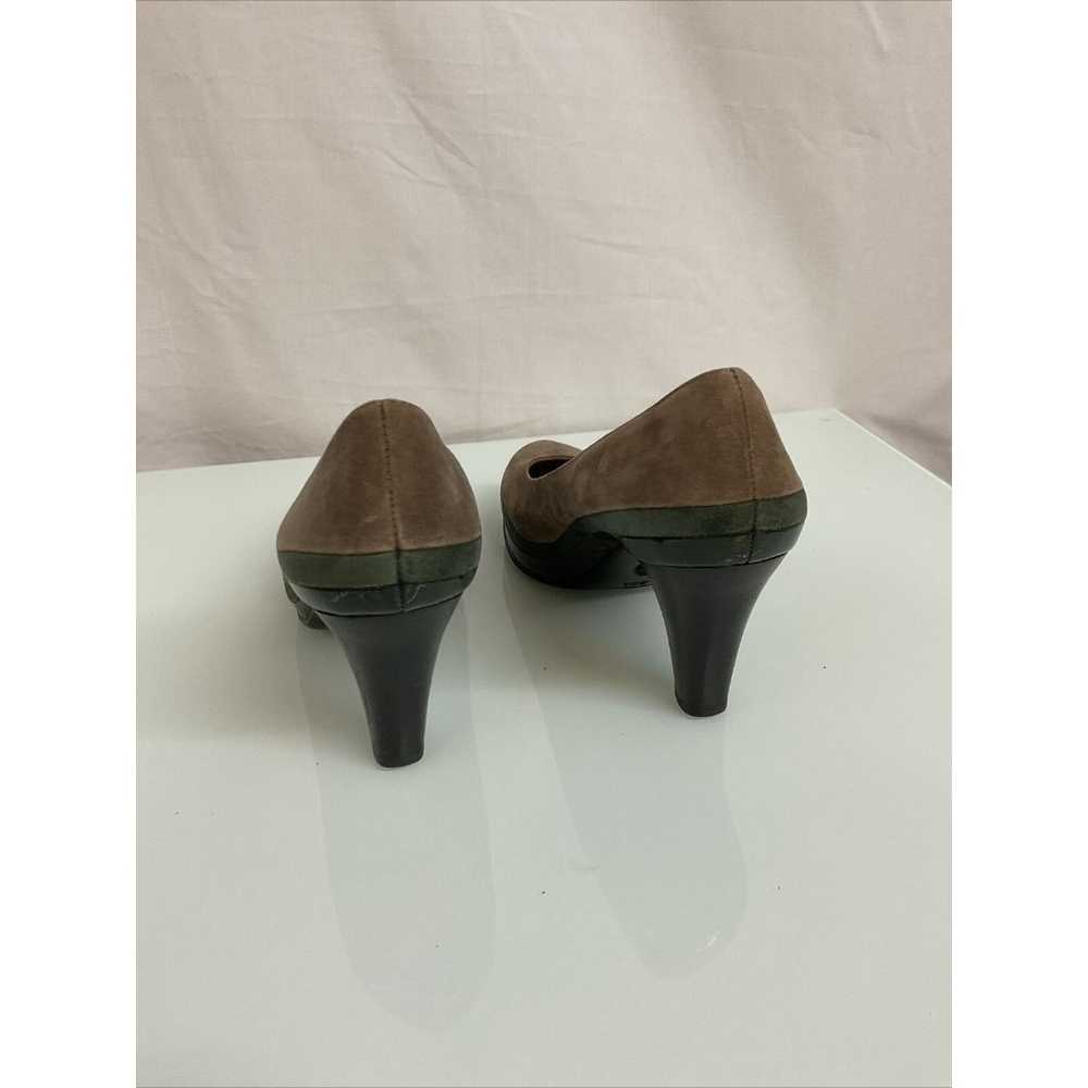 Sofft Women's Suede Brown  And Green, High Heel P… - image 4