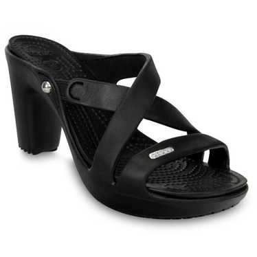 Crocs Cyprus IV Sandals Women's Size 8 Black Stra… - image 1
