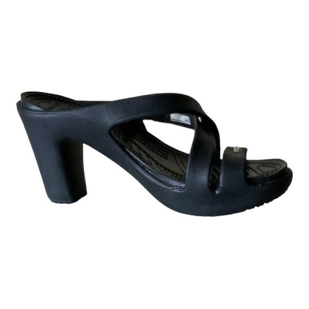 Crocs Cyprus IV Sandals Women's Size 8 Black Stra… - image 2