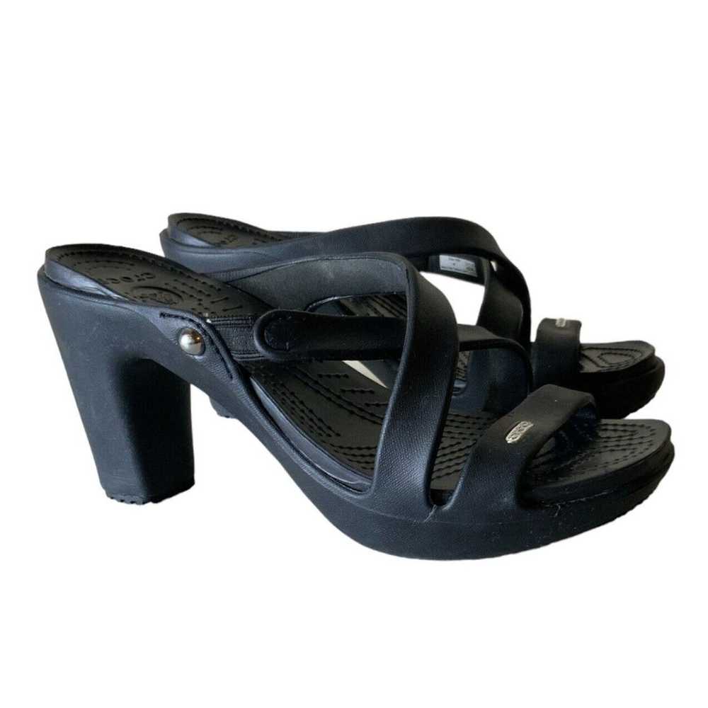 Crocs Cyprus IV Sandals Women's Size 8 Black Stra… - image 3