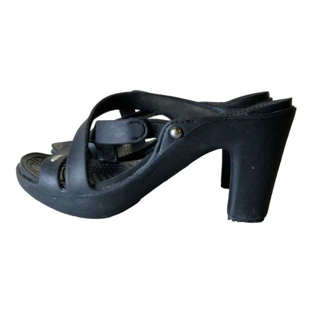 Crocs Cyprus IV Sandals Women's Size 8 Black Stra… - image 4