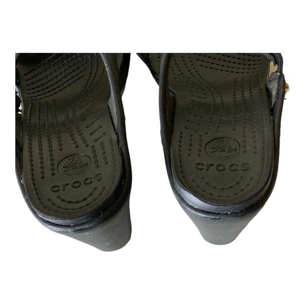 Crocs Cyprus IV Sandals Women's Size 8 Black Stra… - image 7