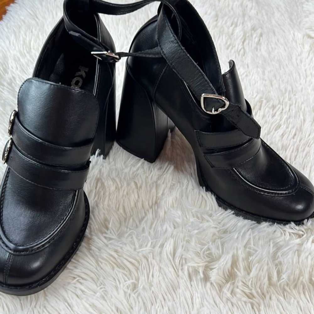 Koi Heart Buckle High Heel Ankle Boots Size 7 New… - image 8