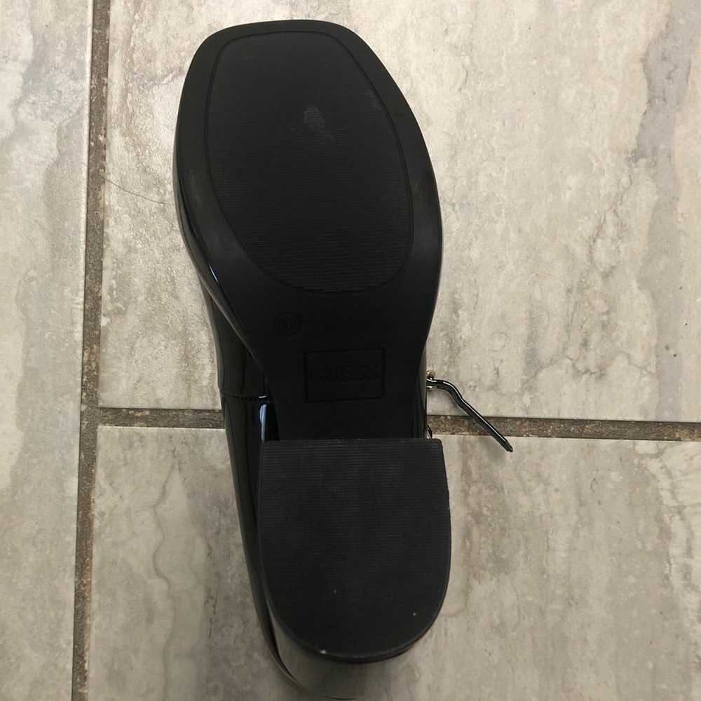 NEW Guess Platform Chunky Heel Black Patent Leath… - image 8