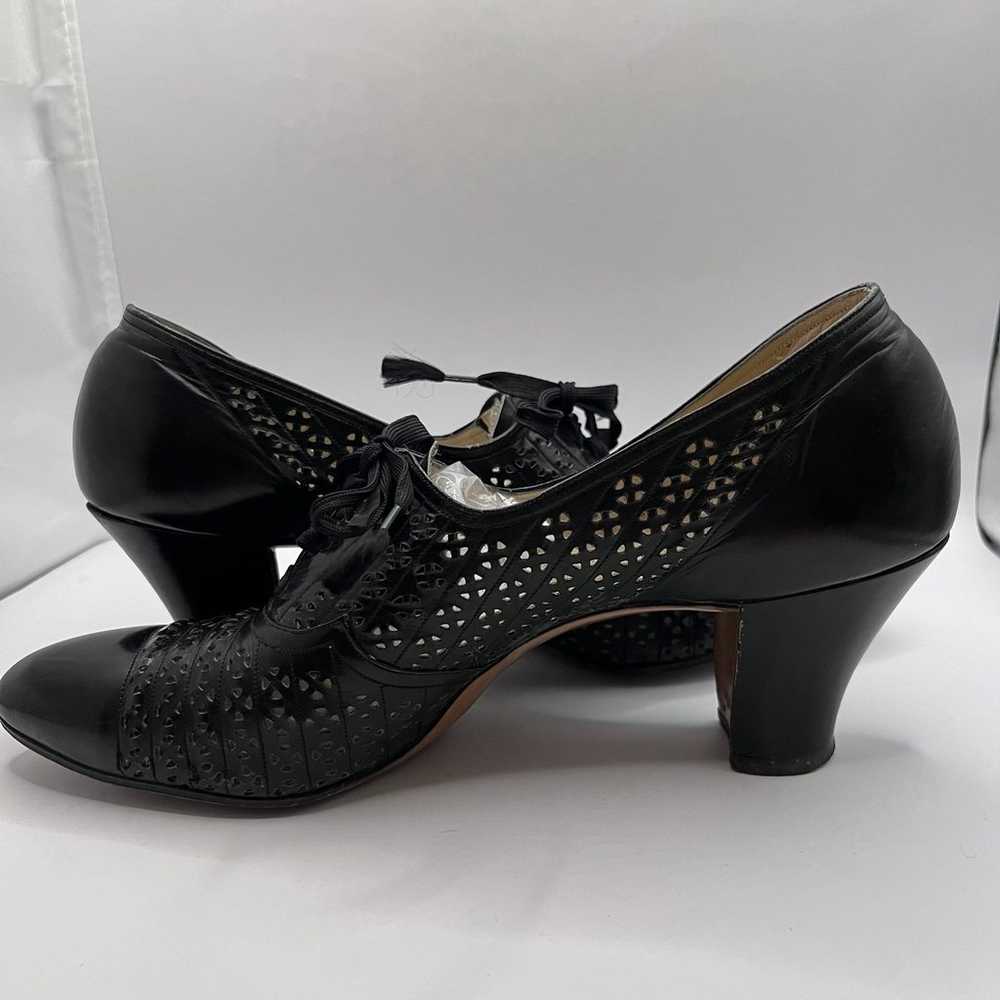 Vintage/Antique Walk Over Lace up Women’s Shoes B… - image 11