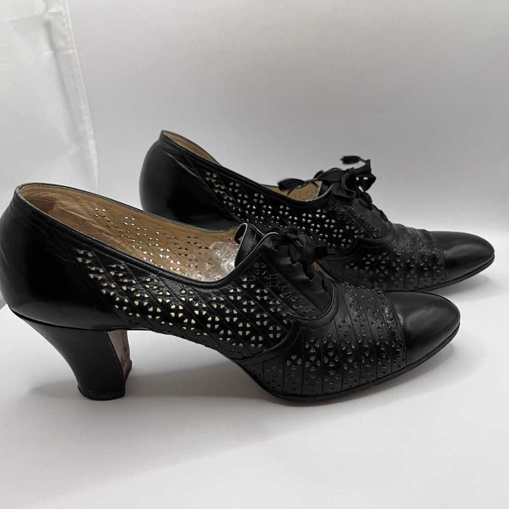 Vintage/Antique Walk Over Lace up Women’s Shoes B… - image 4